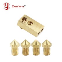 DIY 3D 프린터 Ultimaker 2 UM2 확장 Olsson 블록 키트 1.75/3mm 필라멘트 E3D Olsson 블록 핫 엔드 교환 가능 노즐