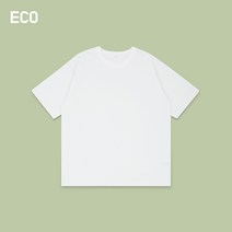 친환경 오버핏 반팔 티셔츠 티집