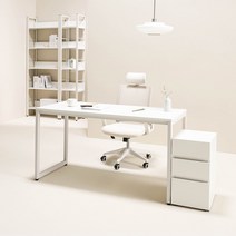 [아이엔지홈] 벤틀리 아카시아 컴퓨터 책상, 벤틀리 화이트 책상-화이트다리 800*400