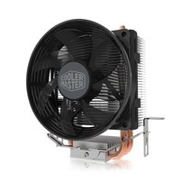 쿨러 마스터 하이퍼 212 블랙 CPU 에어쿨러 사일렌시오 FP120 PWM 팬 양극 산화 처리 건 메탈 브러시드 니켈 핀 AMD 라이젠 AM4용 구리 히트 파이프 4개 인텔 LG, 2개의 히트 파이프_T20