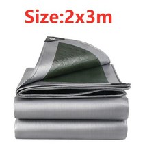 PE 032mm 타포린 방수 패브릭 야외 텐트 정원 식물 캐노피 트럭 차양 개집 커버, 2x3m