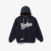 뉴에라 MLB 쿠퍼스타운 스크립트 뉴욕 양키스 후드 집업 네이비 13338678, 없음