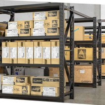 파레트렉 적재대 중량렉 창고용선번 고릴라렉 수납용, 120x50x200 180kg매트블랙3단서브