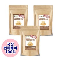 국산 현미 쌀눈 분말 생분말 200g 100%국산 풍부한 영양 쌀눈가루, 200gX3봉