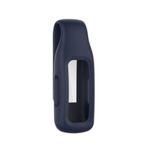 애플워치 갤럭시워치 스탠드 충전독 거치대 액세서리 화면 보호 케이스 전체 커버 홀더 Fitbit 인스파이어 2 스마트 워치 교체 팔찌 쉘 클립 보호기, midnight blue