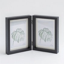 아트프레임 더블 유리액자, 블랙