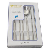 키친아트 하트샌딩 수저 2인세트( 숟가락2+젓가락2)