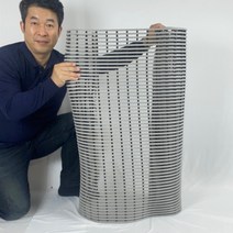 SW-지압 PLUS 회색 튜브형 미끄럼방지 패드 185cm*92cm 화장실매트 건식 욕실 매트 목욕탕 세탁실 격자 고무 욕조깔개 깔판 물빠짐 노인 장기요양 복지용구 실버용품 요양등, 노인장기요양등급 구입(본인부담금 9%)