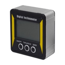 4X90° Digital Level Protractor Inclinometer Magnetic Base Angle Gauge Tester Measuring Tools, 01 YELLOW