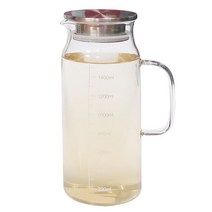 마카 내열유리물병 냉장물병 2사이즈, 1.6L, 1개