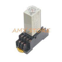 H3Y-2 12V/24VDC 24V/110V/220V/380VAC 전원 켜기 지연 타이머 시간 지연 릴레이 DPDT 0.1-3M 0.2-5M 0.5-1, 01 12VDC_01 0.1-3M