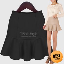 피오뜨 Best 8270.레더 H플 기모 스커트