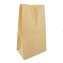 무지 크라프트 각대 종이봉투 120 x 60 x 215 mm, 1개, 2000개입