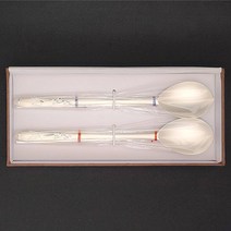 은수저세트 순은99% 민무늬 학 칠보 남여 두벌 60돈