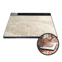 [텐이츠] (수족냉증 )천연대리석 탄소필름발열 초경량 원적외선 전기 발난로 발보온기 사무실 책상 발판 히터 발 온열 매트, 천연대리석 탄소필름발열 에코 풋&핸드 워머, 혼합