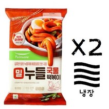 [풀무원] 밀누들 국물떡볶이(2인분)X2, 2개, 423.5g