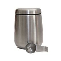 커피 용기 밀폐용기 원두보관함 Home Coffee Canister Food Storage Container | Stainless Steel Airtight Scoop Spoon