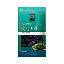 청정원 맛있는밑반찬 남해안산 청정 미역 40인분 맛있는 돌답례품 냉국 100g 간단한요리 간편식, 33개