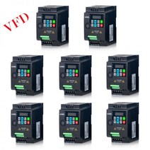 주파수 변환기 50hz to 60hz 헤르츠 VFD 인버터 0.75/1.5/2.2/4/5.5KW 1/3 상 가변 드라이브 모터 속도 제어용, 220V 1.5kw