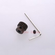 웜기어 베벨기어 톱니바퀴 3mm/4mm/5mm/6mm 조리개 Jbckscrew 렌치 모터 샤프트 축 막대 강철 20 톱니 기어, 01 3mm