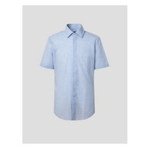 로가디스 로가디스 SMART 4有라인 REGULAR FIT 블루 리넨 혼방 솔리드 셔츠 (MA2465AC1P)