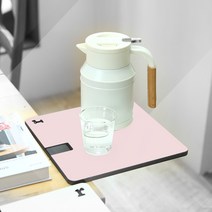 런메이크 확장형 보조테이블-책상연장 협탁, S 사이즈 03.핑크