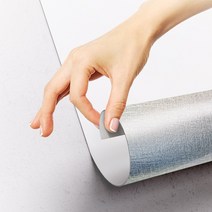 홈앤디자인 손쉬운 벽지10M 접착식 인테리어벽지/은박증착/두께1mm, 노블그레이