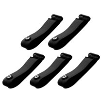 심박계 5Pcs Magene Heart Rate Chest Strap Monitor Adjustable Elastic For Polar Wahoo Garmin Fitness, 01 Black