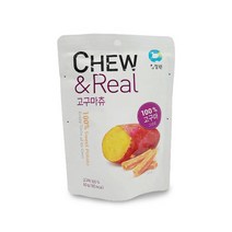 [MantaX] 청정원 CHEW앤REAL 고구마츄 60g / 간식 / 식사대용 / 고구마말랭이, 1개, 1개