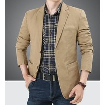 봄가을 간절기 마이 면자켓 콤비 캐주얼 블레이저 정장 자켓 중년 아빠 선물