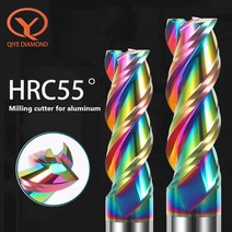 3 플루트 초경 밀링 커터 텅스텐 엔드 밀 1 20mm HRC55 알루미늄 유리 섬유 아크릴 나무 구리 플라스틱 라우터 비트, 19 4X16X4X75