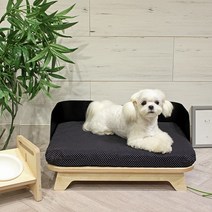 캣도고토 그라츠 강아지 소파 베드, 패브릭 방석