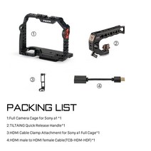 TILTA TA-T23-A Sony A1 소니 A1 A7S III A7RII A7R III A7R IV A7 III 용 고급 카메라 케이지 키트, Basic Kit Gray