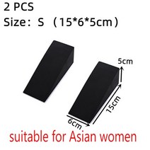 요가웨지블럭 웨지블록 경사 스트레칭 헬스 스쿼드 발판 스쿼트 웨지 블록 역도 데드 리프트 힐 상승 요가 경사 보드를 미끄럼 방지 전문 스쿼트 램프, [04] S 2PCS