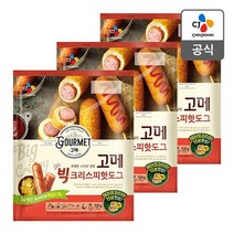 CJ 고메 빅크리스피핫도그520g x 3봉, 없음, 3개, 520g