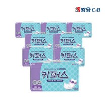 쌍용 키퍼스 성인용기저귀 속기저귀 와이드형 프리미엄 패드(일자) 30매x8팩(240매) 1박스, 530 x 260 mm, 30매, 8팩