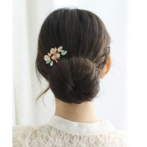 웨딩케이 한복비녀핀 P3900 한복머리장식 혼주머리장식 한복뒤꽂이