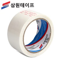 삼원테이프 OPP 컬러 박스테이프 백색 흰색 40M, 50개