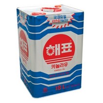 해표 채종유 카놀라유 18리터 업소용, 18l, 1개