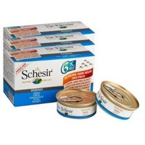 쉐지애 고양이 내추럴스타일 캔 50g x 6p, 3개, 참치 + 쌀 혼합맛