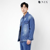 닉스 NIX (남) M톤 오버핏 데님 트러커(FNOSDUA104M)