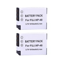 후지 디카 NP-48 FNP48 BC-48 XQ1 XQ2 디지털 카메라용 3.7V 1010mAh NP-48 NP48 NP 48 리튬 이온 배터리
