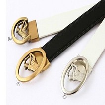 FFO805400남자벨트 골프벨트 가죽벨트 골프벨트 남성벨트 61659 허리띠, C, 1EA