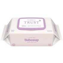베베숲 트러스트 플러스 물티슈 80매캡 유아물티슈 캡형, 20개입, 80매입