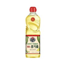 CJ제일제당 풍미 백설 콩기름 콩식용유 캠핑식용유 업소용 전부침 0.9L 새우튀김 식용류오일, 2개