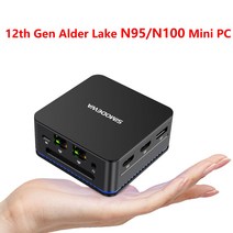 SZ BOX 데스크탑 게이밍 PC 인텔 12 세대 알더 레이크 N95 N100 미니 윈도우 11 LPDDR5 12GB DDR4 16, 04 N95 램 없음 SSD_04 EU