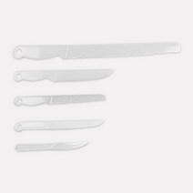 고고패키지 케익칼 - 5종, 소형(투명)100개