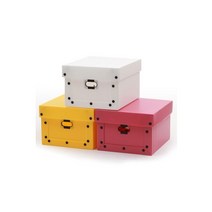 동진포장 수납정리함 / 리빙박스 B형 분홍