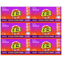 한장으로 찌든때까지 테크 시트 로맨틱플라워, 20매, 6개