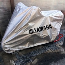 야마하 바이크 주차 커버 자외선차단 방수 덮개 R1M R3 R6 XMAX NMAX TMAX MT07 09, 슬림 실버개